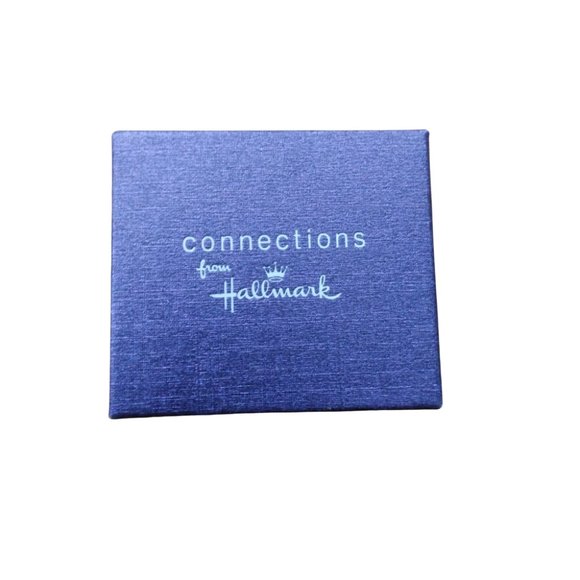 Hallmark Charms -  Stainless Steel Crystal Angel Bead Cross w/ Crystal Set - NEW - Picture 2 of 4